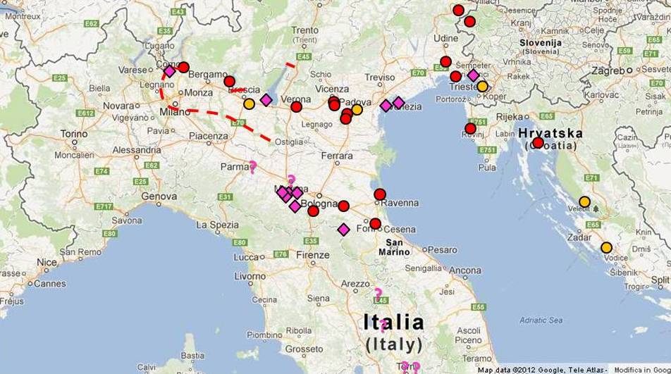 distribuzione di Helix cincta