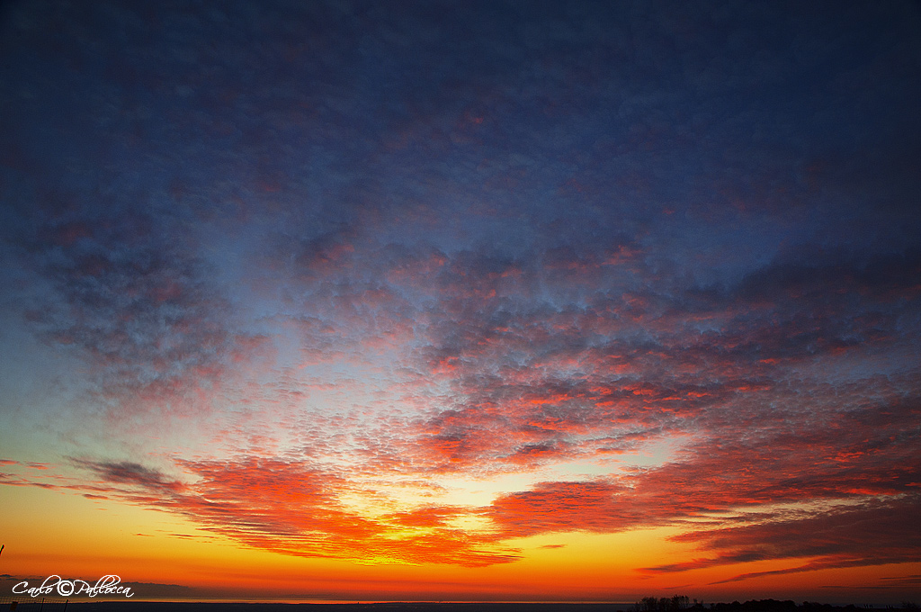 cielo invernale