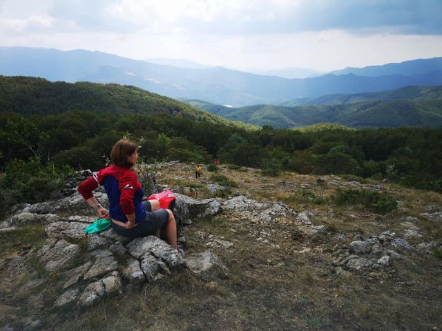 Rocca Bruna 1418m. - Appennino Ligure