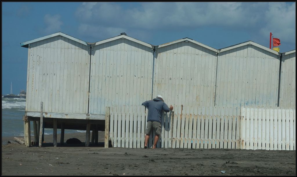 Mareggiata ad Ostia