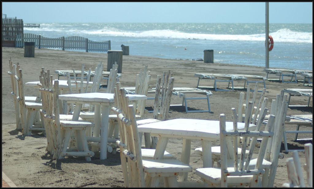 Mareggiata ad Ostia