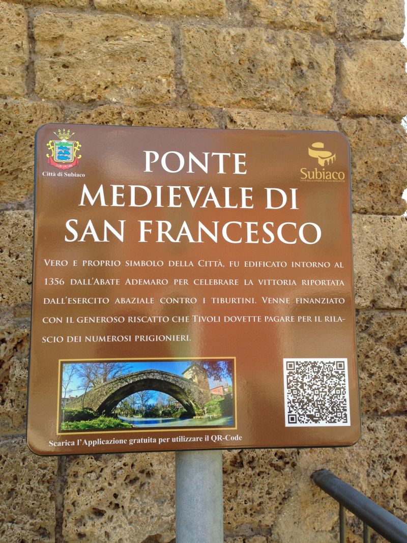 Subiaco: i monasteri benedettini, il ponte medievale