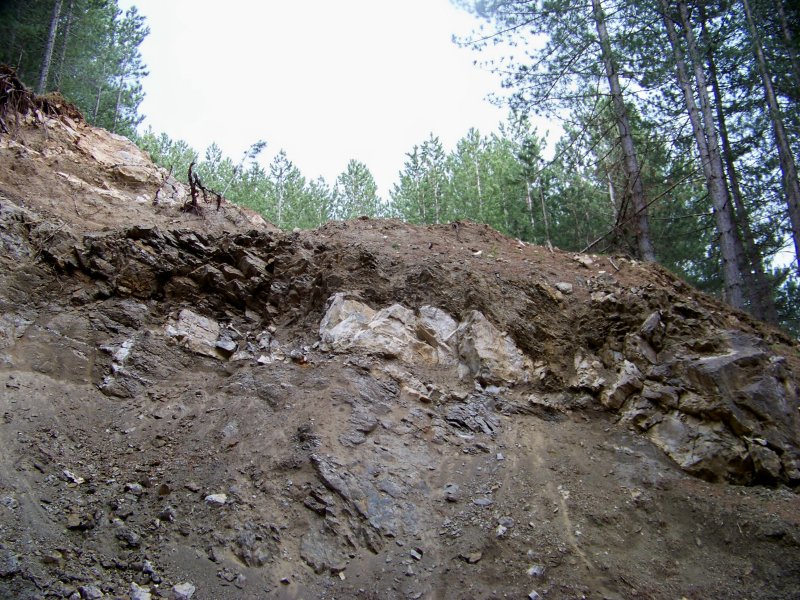 Tessitura fluidale e calcare cristallino