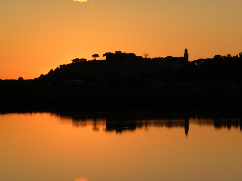 un bel tramonto a Castiglione della Pescaia