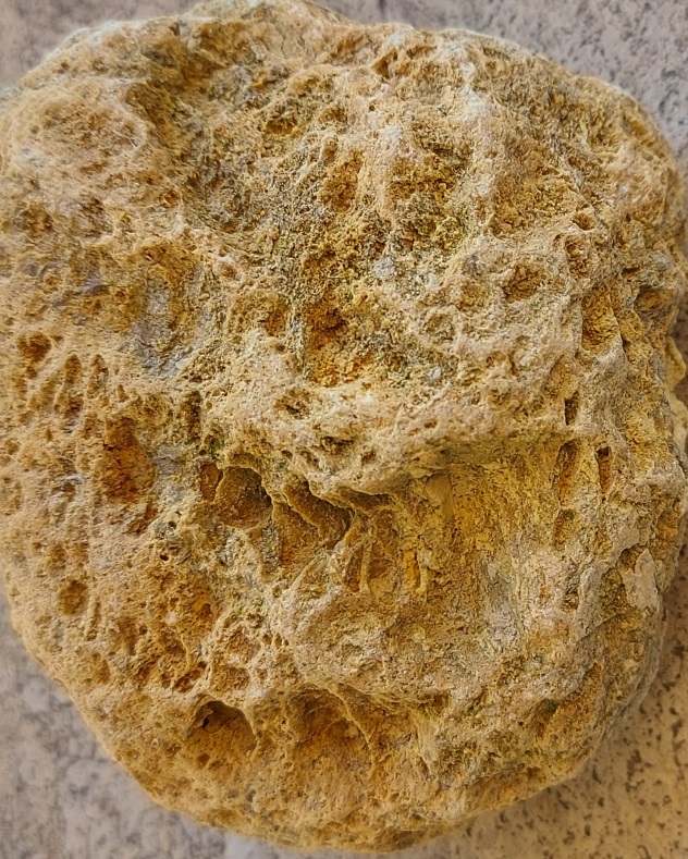 Roccia di colore giallo (da identificare)