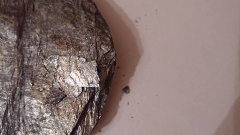 Pietra dalla lucentezza metallica - fillade