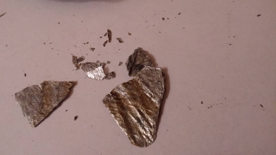 Pietra dalla lucentezza metallica - fillade