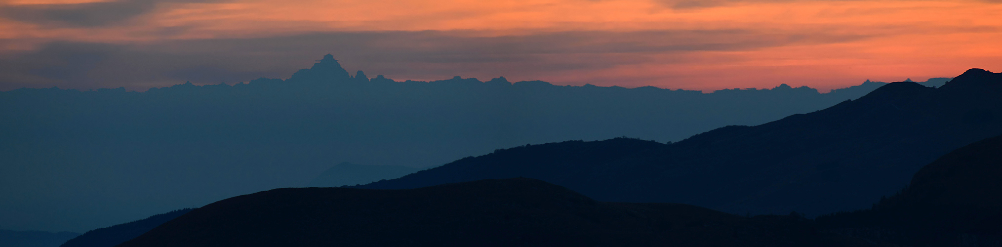 Il Monviso da 331 Km