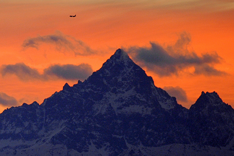 Il Monviso da 331 Km