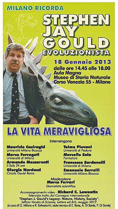 Milano ricorda Stephen Jay Gould