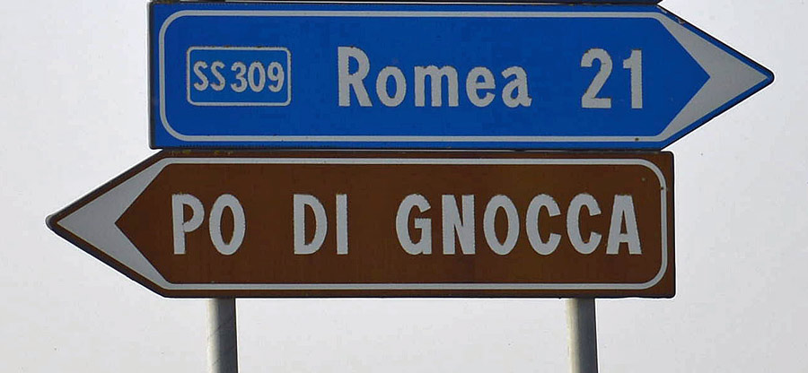 TOPONOMASTICA e CARTELLONISTICA