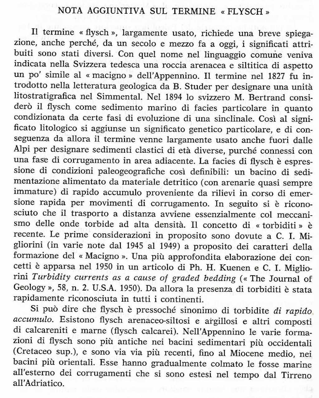 Flysh e torbiditi