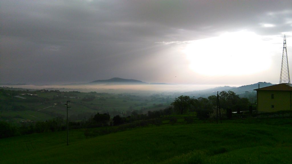 la diffusione della luce...