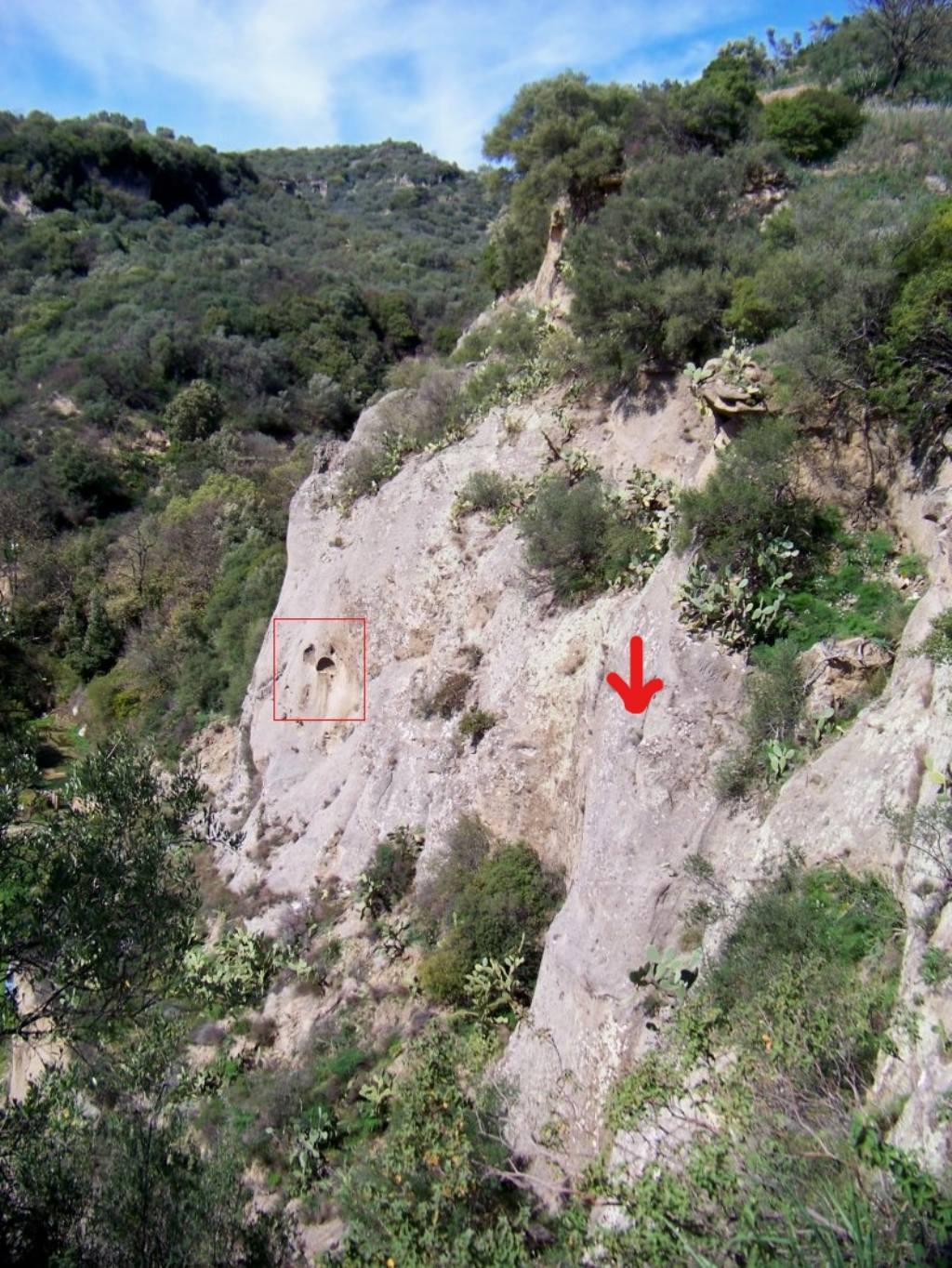 Strane cavit� nell''arenaria