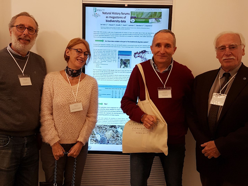 First Italian Citizen Science Conference, Roma 23-25/11 2017