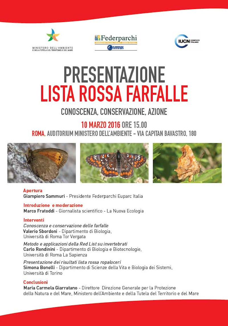 Presentazione Lista Rossa delle Farfalle diurne italiane
