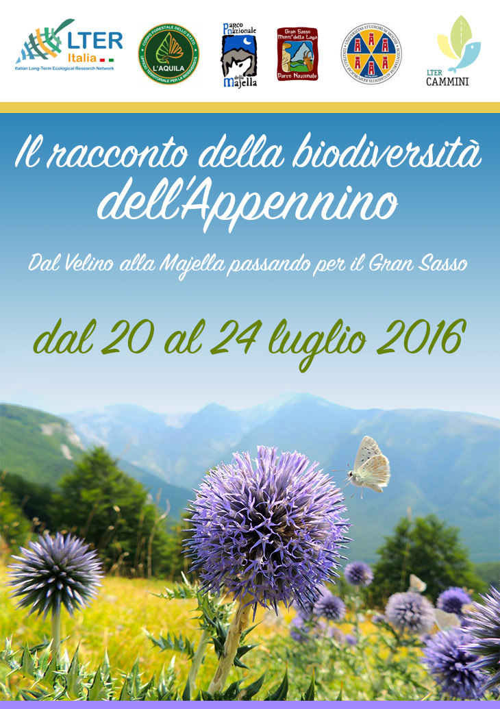 Il racconto della biodiversit dellAppennino: 20 - 24 luglio 2016