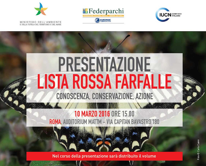 Presentazione Lista Rossa delle Farfalle diurne italiane