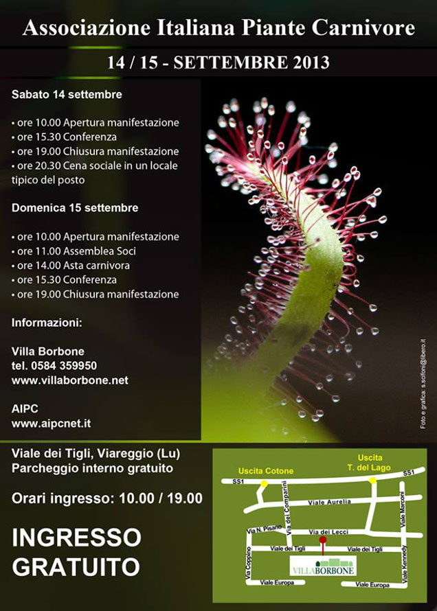 Meeting Nazionale Associazione Italiana Piante Carnivore