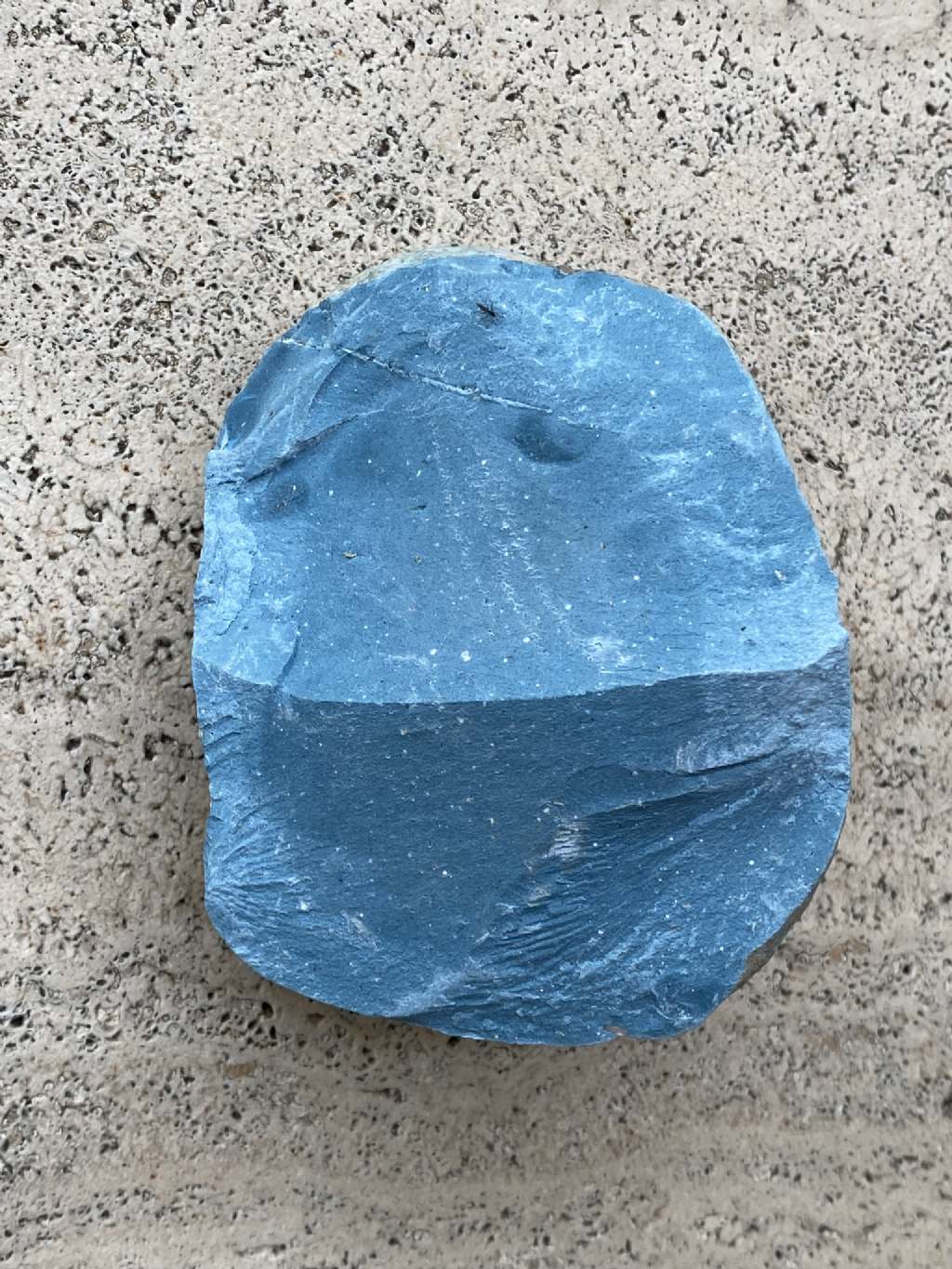 Roccia azzurra da determinare