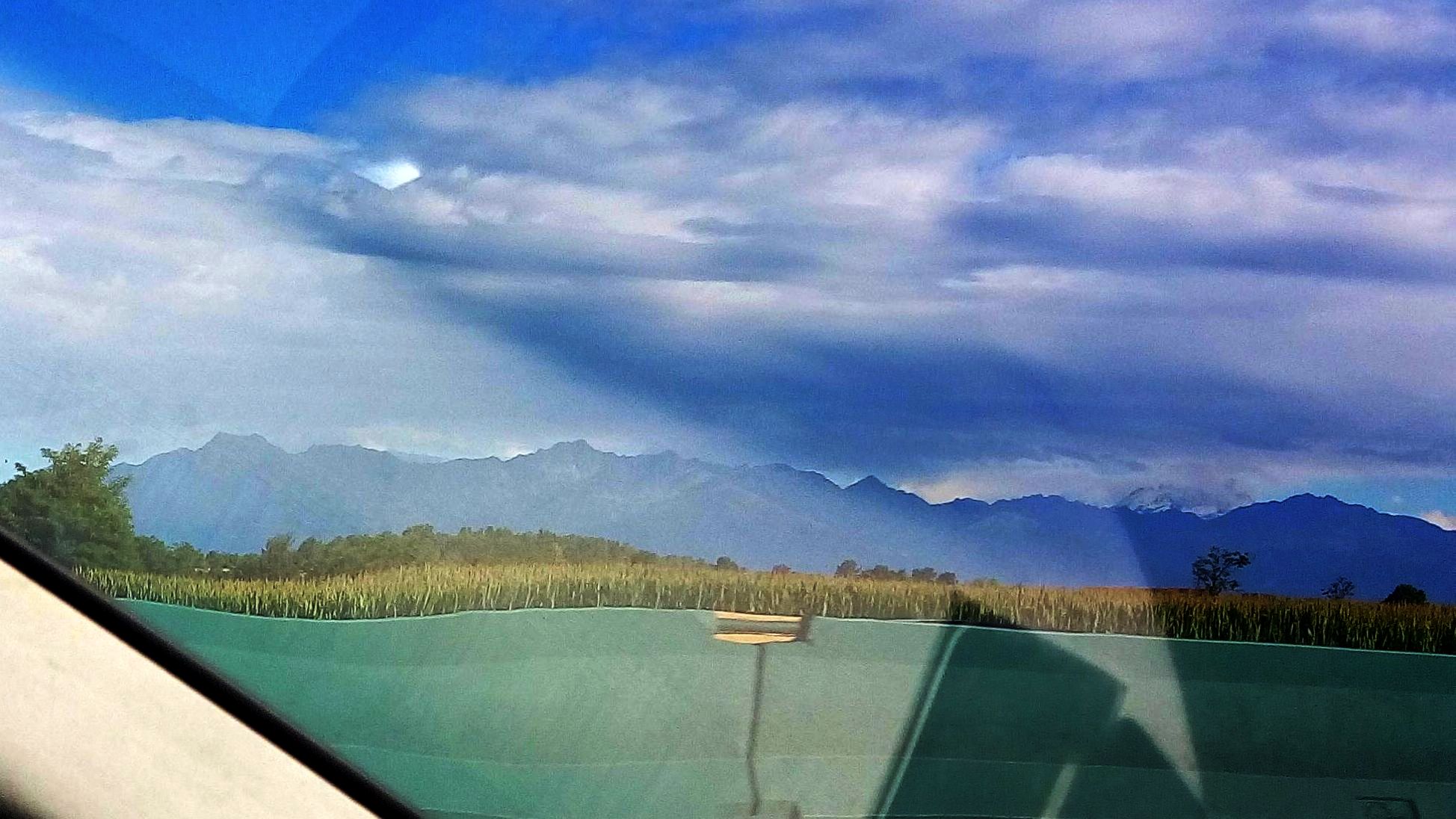 Montagne dall''autostrada A4 (MI-TO)