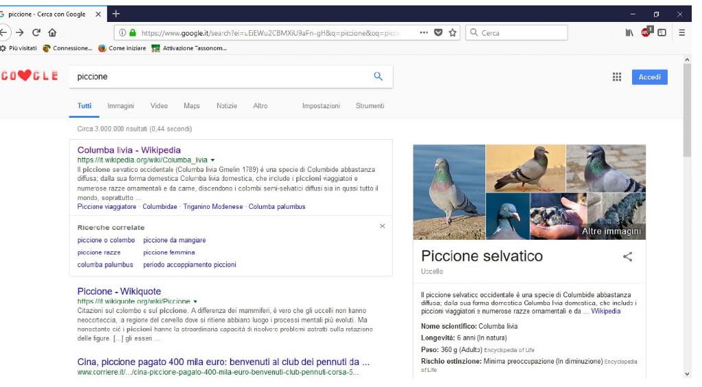 Aiuto per individuazione uccello