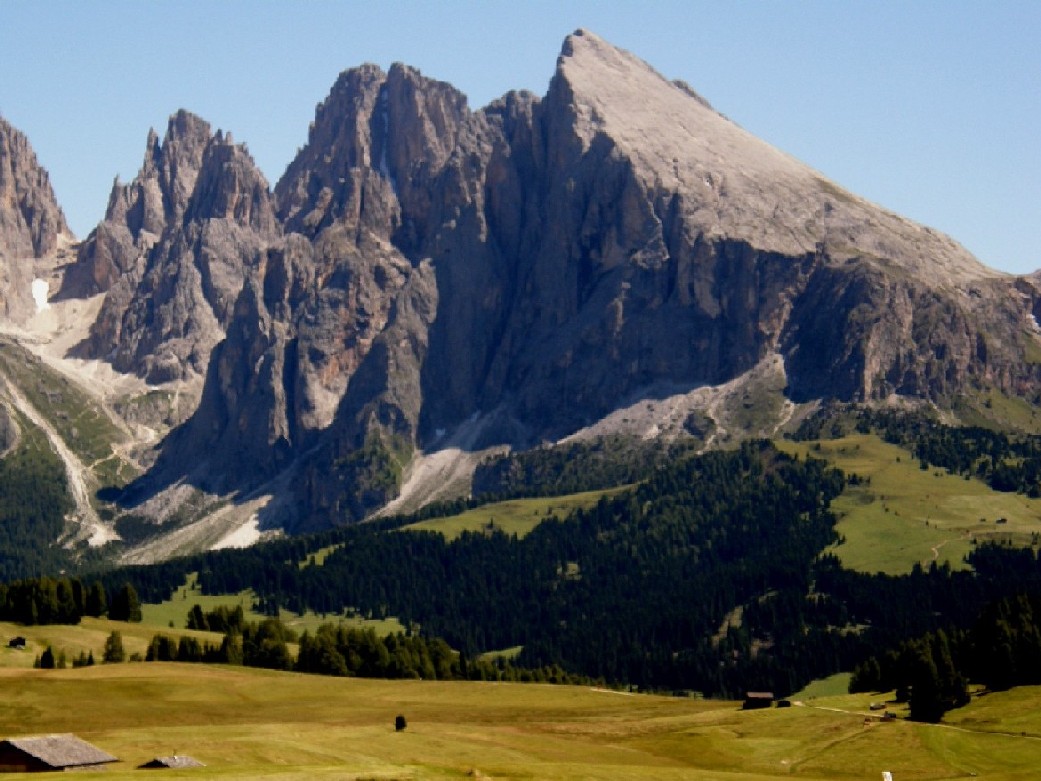 Gruppo del Sassolungo-Sassopiatto dall''Alpe di Siusi